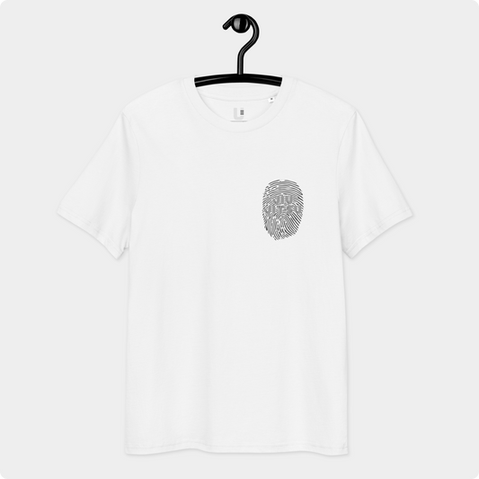 Fingerprint Tee - White