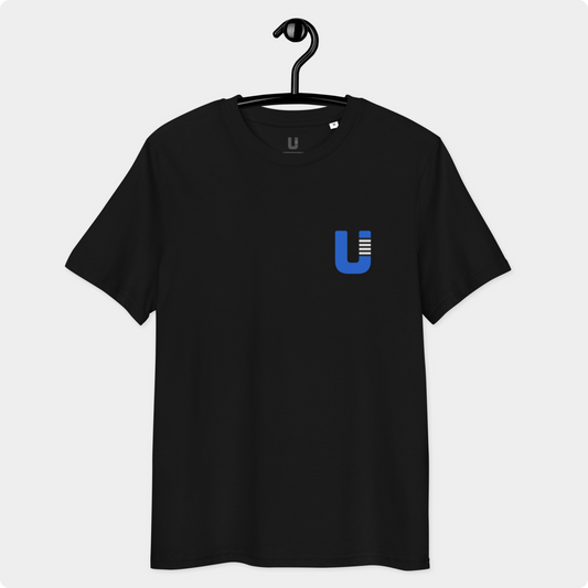 U BJJ Black T-Shirt - Blue Belt